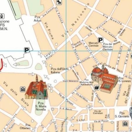 Tre Gigli Firenze Apartment, 5 Minutes From Station, Via Palazzuolo 55 Экстерьер фото